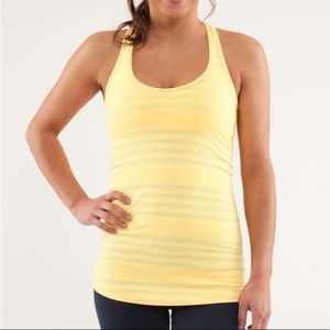 Lululemon Cool Racerback Striped Tank